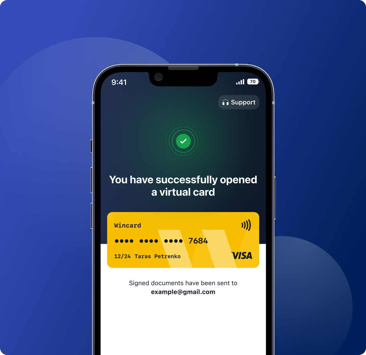Wincard ready to use