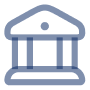 Bank buildng icon