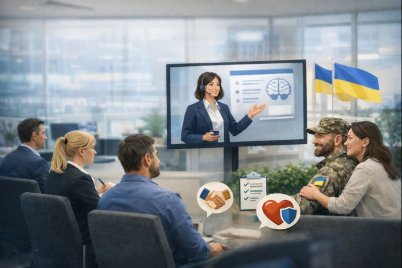 Piraeus Bank Launches a Veteran Support Training Program in Partnership with the “Rozumiu” Platform   зображення