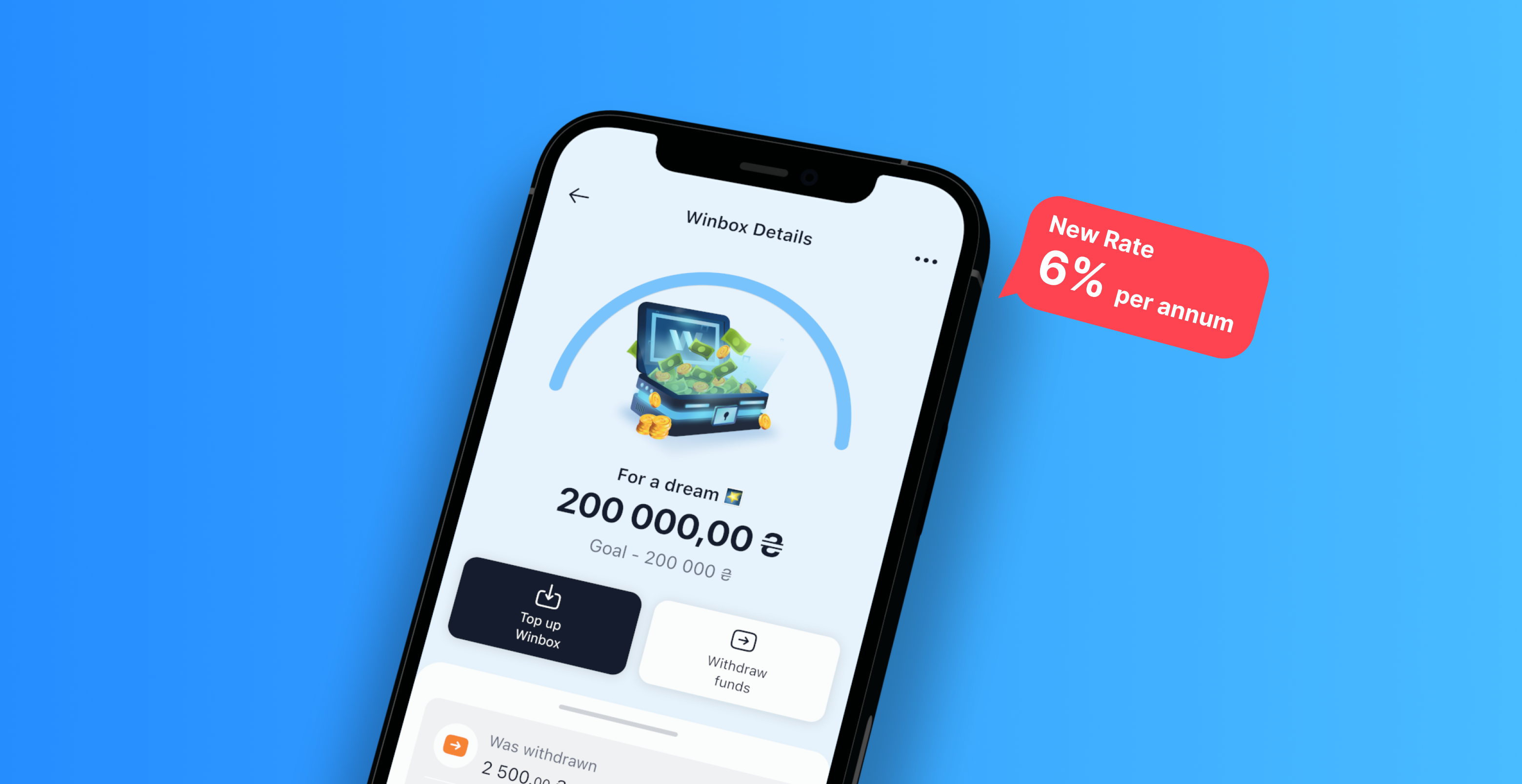 Winbox Doubles the Rate: 6% Annual Interest for Profitable Savings зображення 1